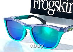 Oakley FROGSKINS RANGE Lilac & Celeste POLARIZED Galaxy Jade Sunglass 9284