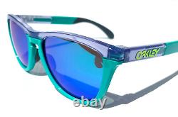 Oakley FROGSKINS RANGE Lilac & Celeste POLARIZED Galaxy Jade Sunglass 9284