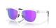 Oakley Frogskins Range Sunglasses Oo9284-1255 Matte Clear Frame With Prizm Violet