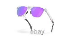 Oakley FROGSKINS RANGE Sunglasses OO9284-1255 Matte Clear Frame With PRIZM Violet