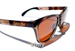 Oakley Frogskins RANGE Brown Tortoise POLARIZED PRIZM Bronze Sunglass 9284-07