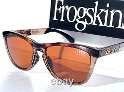 Oakley Frogskins RANGE Brown Tortoise POLARIZED PRIZM Bronze Sunglass 9284-07