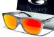 Oakley Frogskins Range Matte Grey Smoke Polarized Galaxy Ruby Lens Sunglass 9284