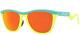 Oakley Frogskins Range Oo9289 0255 Celeste/tennis Ball Yell Lenses Prizm Ruby