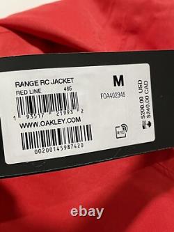 Oakley Men's US Size Medium Range RC Jacket Red Line Brand Newithtags MSRP $ 200