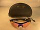 Oakley Radar Jet Black Sunglasses Blue Iridium Range Near Mint