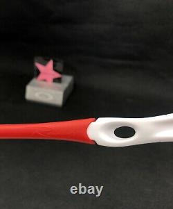 Oakley Radar Polished White with Positive Red Iridium Range Custom Authentic +Red