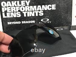 Oakley Radar Range Black Iridium Polarized Replacement lens Brand New with Bag