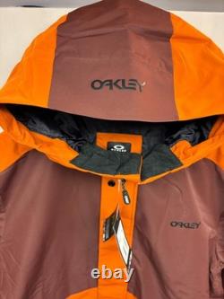 Oakley Range RC Jacket 2.0 Mens Ginger Full Zip Hooded Waterproof XL NWT