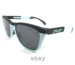 Oakley Sunglasses Frogskins Range OO9284-0355 Matte Carbon/Blue with Prizm Gray