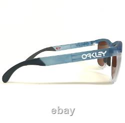 Oakley Sunglasses Frogskins Range OO9284-0955 Matte Clear Blue Prizm Deep Water