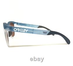 Oakley Sunglasses Frogskins Range OO9284-0955 Matte Clear Blue Prizm Deep Water