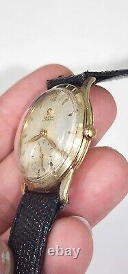 Omega Automatic Bumper Cal. 344 Ref. F 6262 Mens sub second 10k GF Vintage Watch