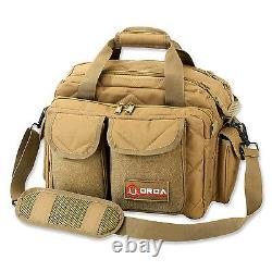 Orca Tactical Gun Range Bag Pistol Handgun Shooting Range Duffel Case