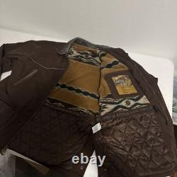 Outback Men's Jacket Canvas Canyon Range Rider Jacket Size M, Brown