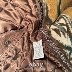 Outback Men's Jacket Canvas Canyon Range Rider Jacket Size M, Brown