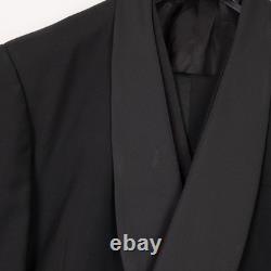 Oxxford Handmade Tuxedo Black Shawl Lapel 3-Piece Persian Air