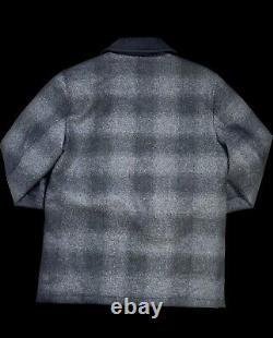 PENDLETON FRONT RANGE Shirt Jacket Men's SMALL Black Mount Hood Flannel
