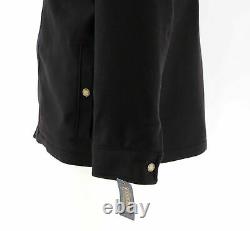 PENDLETON Front Range Felted Zip Wool Jacket, Black, Size Large $395