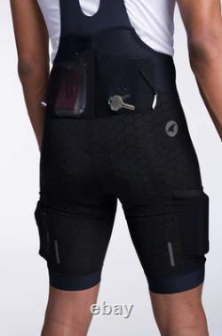 Pactimo Men's Range Stratos Cargo Bib Short, Style# R122205, Size M, Color Black