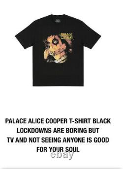 Palace Skateboards Alice Cooper T-shirt Black XL Spring 2021 Range