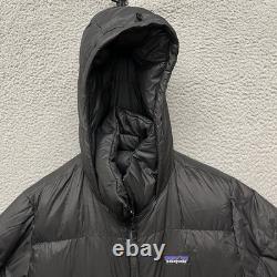 Patagonia Down Coat Mens S Black Puffer Frozen Range 700 Fill Hooded Zip In