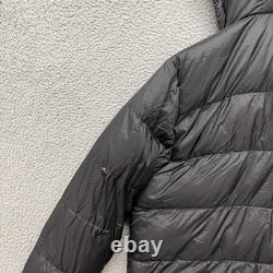 Patagonia Down Coat Mens S Black Puffer Frozen Range 700 Fill Hooded Zip In