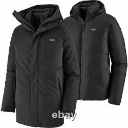 Patagonia Men's Frozen Range 3-in-1 Parka Black Large Brand New with Tags $799