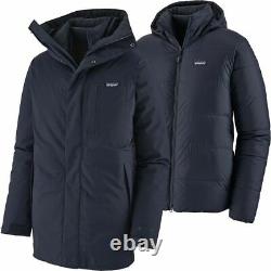 Patagonia Men's Frozen Range 3-in-1 Parka Navy/Black Medium New with Tags $799