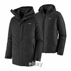 Patagonia Men's Frozen Range 3-in-1 Parka Super Warm Winter Down Coat Jacket BK