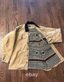 Patagonia Nuevo Range Coat / Aztec Lined Barn Jacket (Vintage 1988) Size L