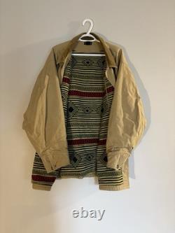 Patagonia Nuevo Range Coat Barn Jacket 1988 Synchilla Aztec VTG