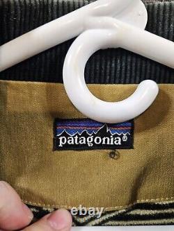 Patagonia Nuevo Range Coat Barn Jacket Work Wear 1988 Synchilla Aztec Rare VTG L