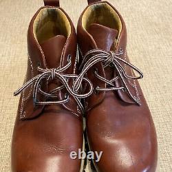 Perry Ellis America Leather Boots Men Size 12 Tan Vintage Range