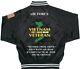 Phan Rang Air Base Ii Corps Tz Vietnam Embroidered Satin Jacket(back Only)