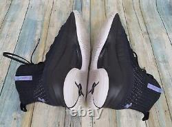 RARE Under Armour Curry 4 Mid Basketball Sneakers Size 9 Black Black 1298306-014