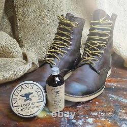 RED WING Boots Leather Mens Rider Dress Work Restored Heritage Range Iron USA