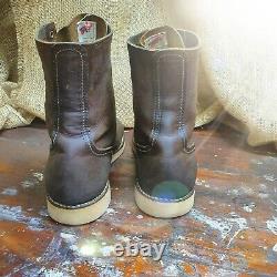 RED WING Boots Leather Mens Rider Dress Work Restored Heritage Range Iron USA