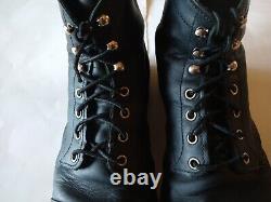 RED WING Heritage Men's Iron Range 8114 Nitrile Soles Black Harness Boots 10 D