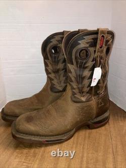 ROCKY LONG RANGE 11 WATERPROOF WESTERN BOOTS RKW0278 Men's 11.5 Wide