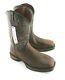 Rocky Long Range Size 9.5 W Waterproof 11 Men's Steel Toe Cowboy Boot Msrp $199