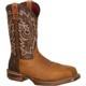 Rocky Work Men's 11 Long Range Carbon Fiber Toe Western Work Boot Brown Fq000