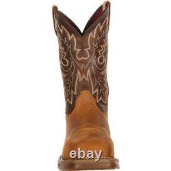 ROCKY WORK Men's 11 Long Range Carbon Fiber Toe Western Work Boot Brown FQ000