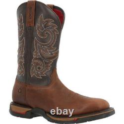 ROCKY WORK Men's 11 Long Range Waterproof Western Work Boot Coffee RKW0359 Co