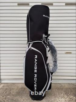 Range Rover Golf Bag with Cover Black/White Logo Used