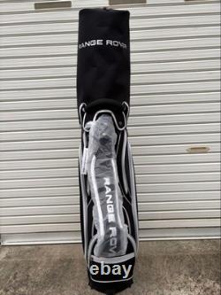 Range Rover Golf Bag with Cover Black/White Logo Used