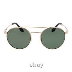 Range Rover RRS101 Gld Designer Sun Men Gold Round Green Polarized 51mm