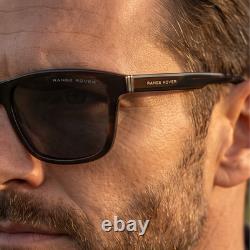 Range Rover RRS301 SBR Designer Sunglasses Mens Brown Rectangular Tinted 56mm