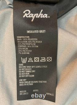 Rapha City Range Insulated Gilet Grey Large Brand New With Tag