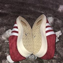 Rare 2005 Adidas GAZELLE Red Suede Cities Range Ribbon 80s Trainers 7.5 807833